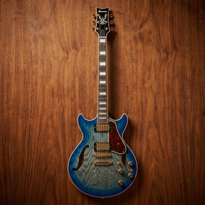 Ibanez AM93QA — Bleu