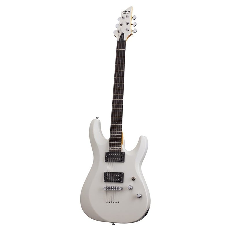 Schecter C-6 Deluxe — Blanc